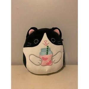 cicely the tuxedo cat (summer cat) 8” plush Squishmallows